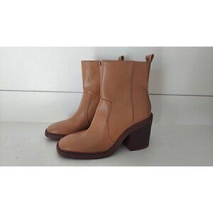 KENSIE Klinton Block Heel Ankle Boots Tan/NWOB,  Size 7.5M